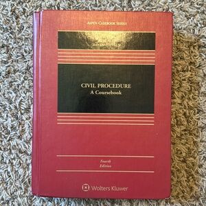 Civil Procedure A Coursebook